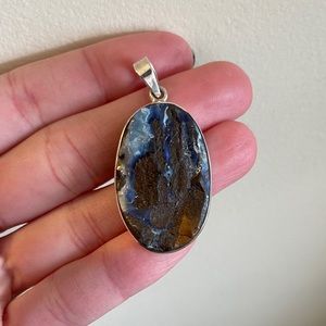 Boulder opal pendant